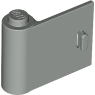 LEGO® los onderdeel Deur in kleur Lichtgrijs 3189