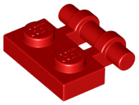 LEGO® los onderdeel Plaat Aangepast in kleur Rood 2540