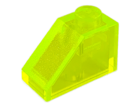 LEGO® onderdeel Dakpan Algemeen Doorzichtig Neon Groen 3040