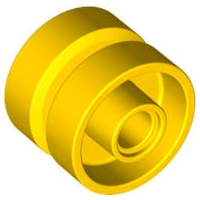 LEGO® los onderdeel Wiel in kleur Geel 30285