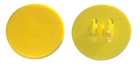 LEGO® los onderdeel Verkeersbord in kleur Geel 30261