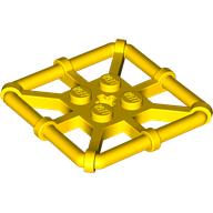 LEGO® los onderdeel Plaat Aangepast in kleur Geel 30094