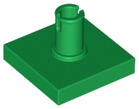 LEGO® los onderdeel Tegel Aangepast in kleur Groen 2460