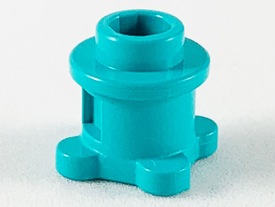 LEGO® los onderdeel Steen Rond in kleur Licht Turkoois 33286
