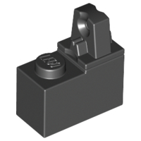LEGO® los onderdeel Scharnier in kleur Zwart 989
