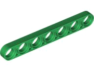 LEGO® los onderdeel Technische Hefbalk in kleur Groen 32065