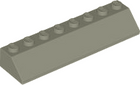LEGO® los onderdeel Dakpan Algemeen Donkergrijs 4445