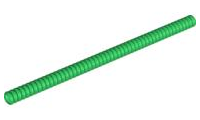 Plaatje in Gallery viewer laden, LEGO® los onderdeel Slang Geribbeld in kleur Groen 78c17