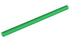 LEGO® los onderdeel Slang Geribbeld in kleur Groen 78c17