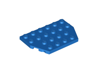 LEGO® los onderdeel Wig Plaat in kleur Blauw 32059