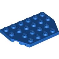 Plaatje in Gallery viewer laden, LEGO® los onderdeel Wig Plaat in kleur Blauw 32059
