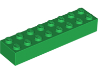 LEGO® los onderdeel Steen in kleur Groen 3007