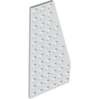 LEGO® los onderdeel Wig Plaat in kleur Wit 30356