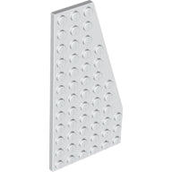 LEGO® los onderdeel Wig Plaat in kleur Wit 30356