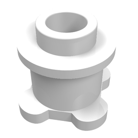 LEGO® los onderdeel Steen Rond in kleur Wit 33286