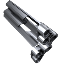 Plaatje in Gallery viewer laden, LEGO® los onderdeel Technisch Paneel Metallisch Zilver 32189