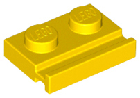 Plaatje in Gallery viewer laden, LEGO® los onderdeel Plaat Aangepast in kleur Geel 32028