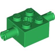 Plaatje in Gallery viewer laden, LEGO® los onderdeel Steen Aangepast in kleur Groen 30000