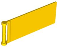Plaatje in Gallery viewer laden, LEGO® los onderdeel Vlag in kleur Geel 30292