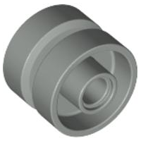 LEGO® los onderdeel Wiel in kleur Lichtgrijs 30285