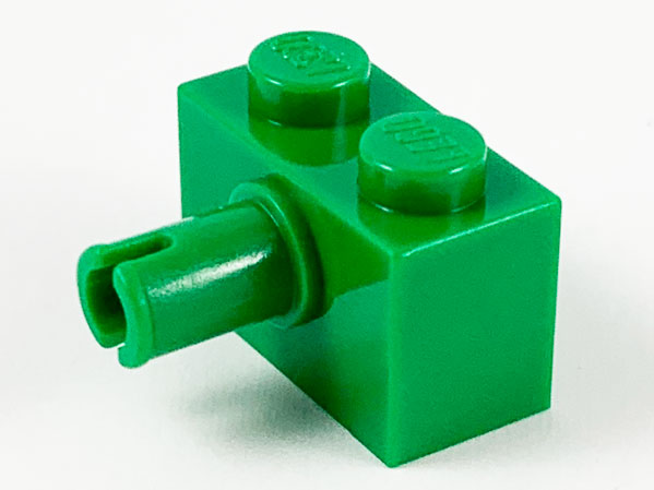 LEGO® los onderdeel Steen Aangepast in kleur Groen 2458