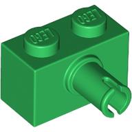 LEGO® los onderdeel Steen Aangepast in kleur Groen 2458