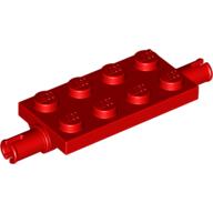 LEGO® los onderdeel Plaat Aangepast in kleur Rood 30157