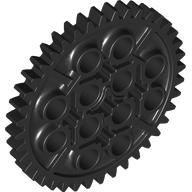 LEGO® los onderdeel Technische Tandwiel in kleur Zwart 3649