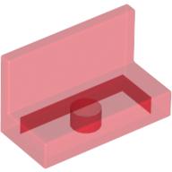 LEGO® los onderdeel Paneel in kleur Doorzichtig Rood 4865