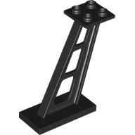Plaatje in Gallery viewer laden, LEGO® los onderdeel Steunpilaar in kleur Zwart 4476b