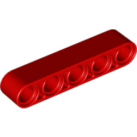 Plaatje in Gallery viewer laden, LEGO® los onderdeel Technische Hefbalk in kleur Rood 32316