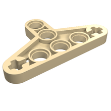 Plaatje in Gallery viewer laden, LEGO® los onderdeel Technische Hefbalk Geelbruin 2905
