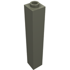 LEGO® los onderdeel Steen in kleur Donkergrijs 2453a