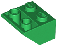 LEGO® los onderdeel Dakpan Omgekeerd in kleur Groen 3660
