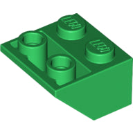 Plaatje in Gallery viewer laden, LEGO® los onderdeel Dakpan Omgekeerd in kleur Groen 3660