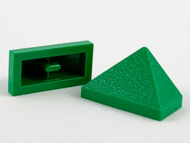 LEGO® los onderdeel Dakpan Algemeen in kleur Groen 3048c