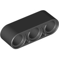 Plaatje in Gallery viewer laden, LEGO® los onderdeel Technische Hefbalk in kleur Zwart 32523