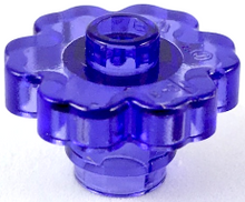 Plaatje in Gallery viewer laden, LEGO® los onderdeel Plant &amp; Struik Doorzichtig Paars 4728