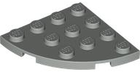 LEGO® los onderdeel Plaat Rond in kleur Lichtgrijs 30565