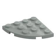 LEGO® los onderdeel Plaat Rond in kleur Lichtgrijs 30565