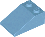 Plaatje in Gallery viewer laden, LEGO® los onderdeel Dakpan Algemeen Medium Blauw 3298
