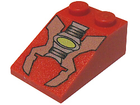 LEGO® los onderdeel Dakpan met Motief in kleur Rood 3298px6