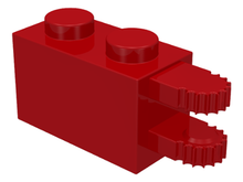 Plaatje in Gallery viewer laden, LEGO® los onderdeel Scharnier in kleur Rood 30540