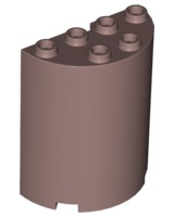 Plaatje in Gallery viewer laden, LEGO® los onderdeel Cilinder in kleur Zand Rood 6259
