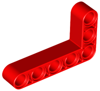 Plaatje in Gallery viewer laden, LEGO® los onderdeel Technische Hefbalk in kleur Rood 32526