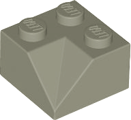 Plaatje in Gallery viewer laden, LEGO® los onderdeel Dakpan Algemeen Donkergrijs 3046