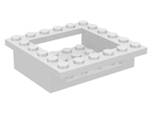 Plaatje in Gallery viewer laden, LEGO® los onderdeel Cockpit in kleur Wit 4597
