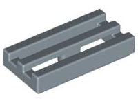 LEGO® los onderdeel Tegel Aangepast in kleur Zandblauw 2412b