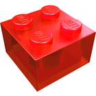 LEGO® los onderdeel Steen in kleur Doorzichtig Rood 3003