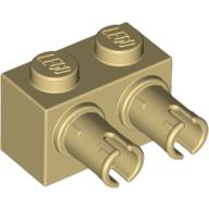 LEGO® los onderdeel Steen Aangepast in kleur Geelbruin 30526